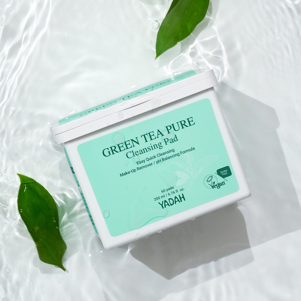 YADAH Green Tea Pure Cleansing Pads 200ml 60ea