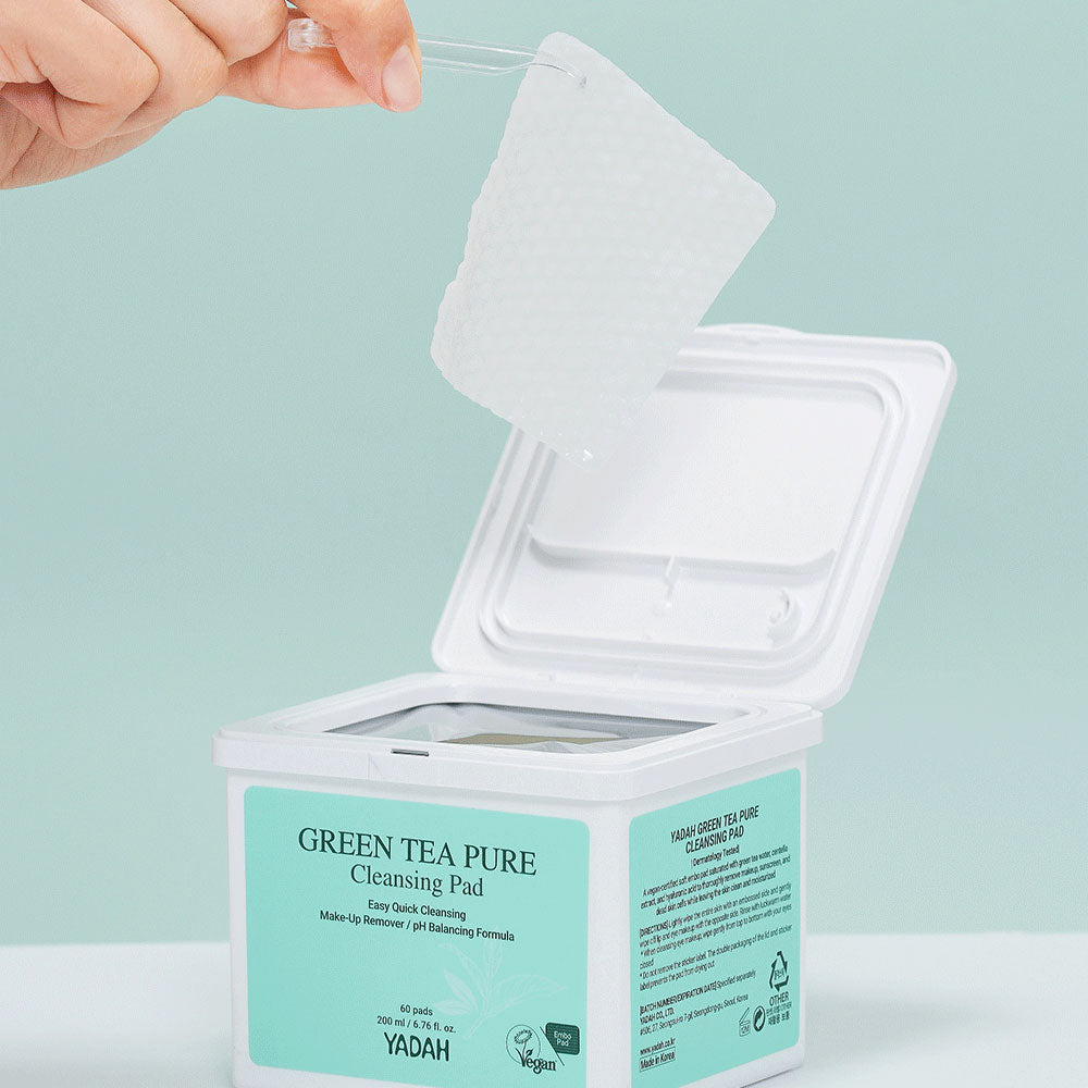 YADAH Green Tea Pure Cleansing Pads 200ml 60ea