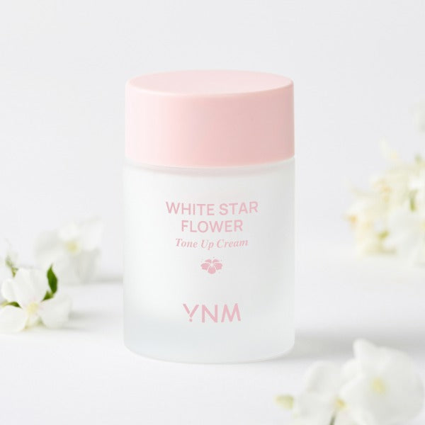 YNM White Star Flower Vegan Tone-Up Cream 50ml