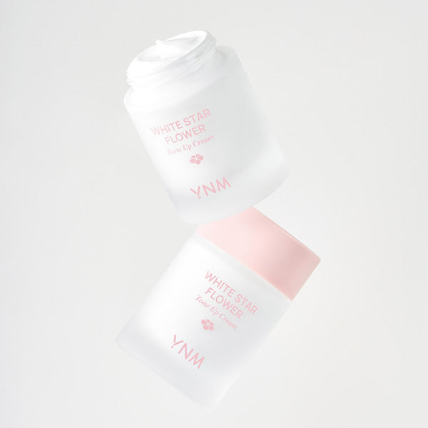 YNM White Star Flower Vegan Tone-Up Cream 50ml