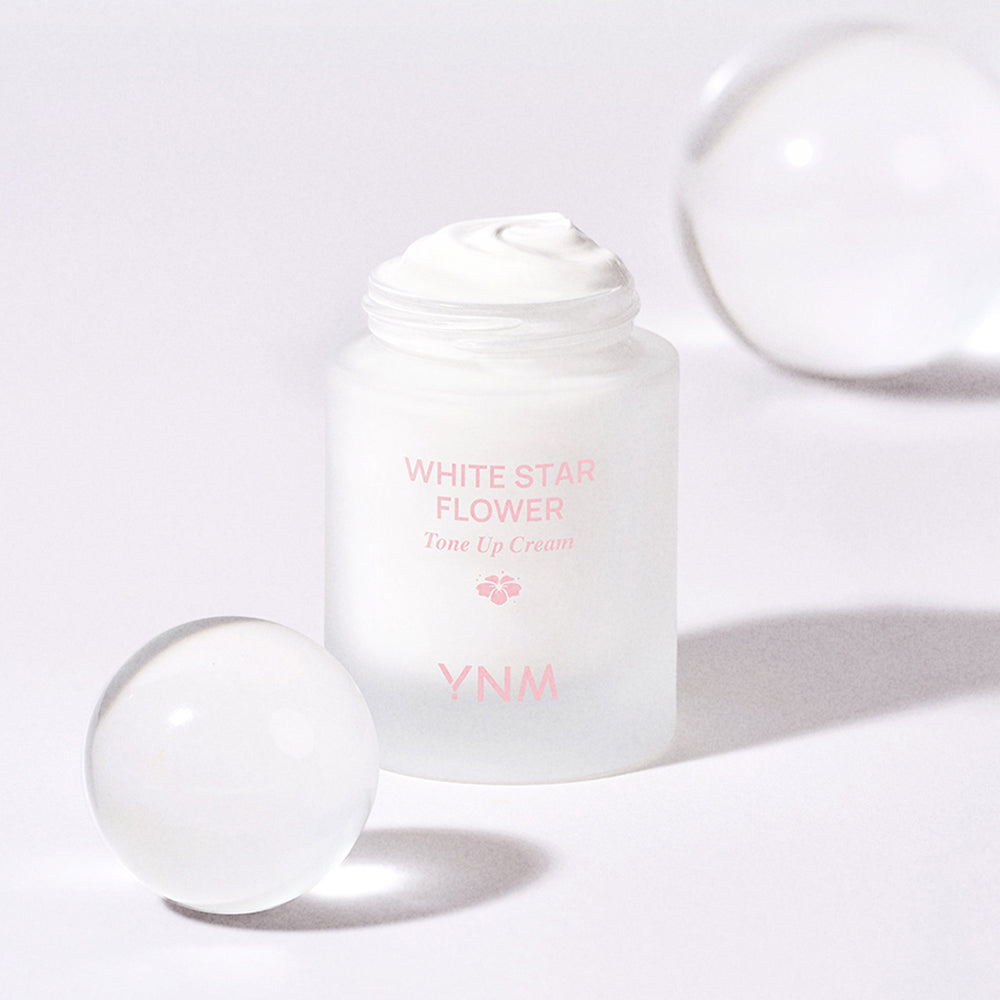 YNM White Star Flower Vegan Tone-Up Cream 50ml