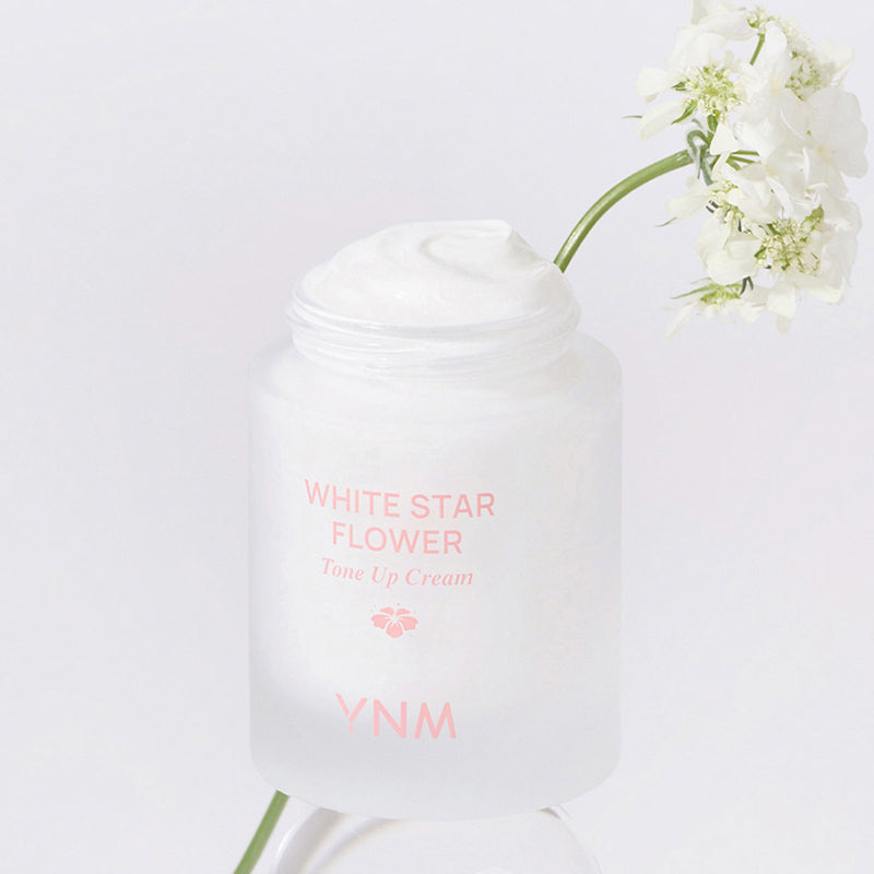 YNM White Star Flower Vegan Tone-Up Cream 50ml