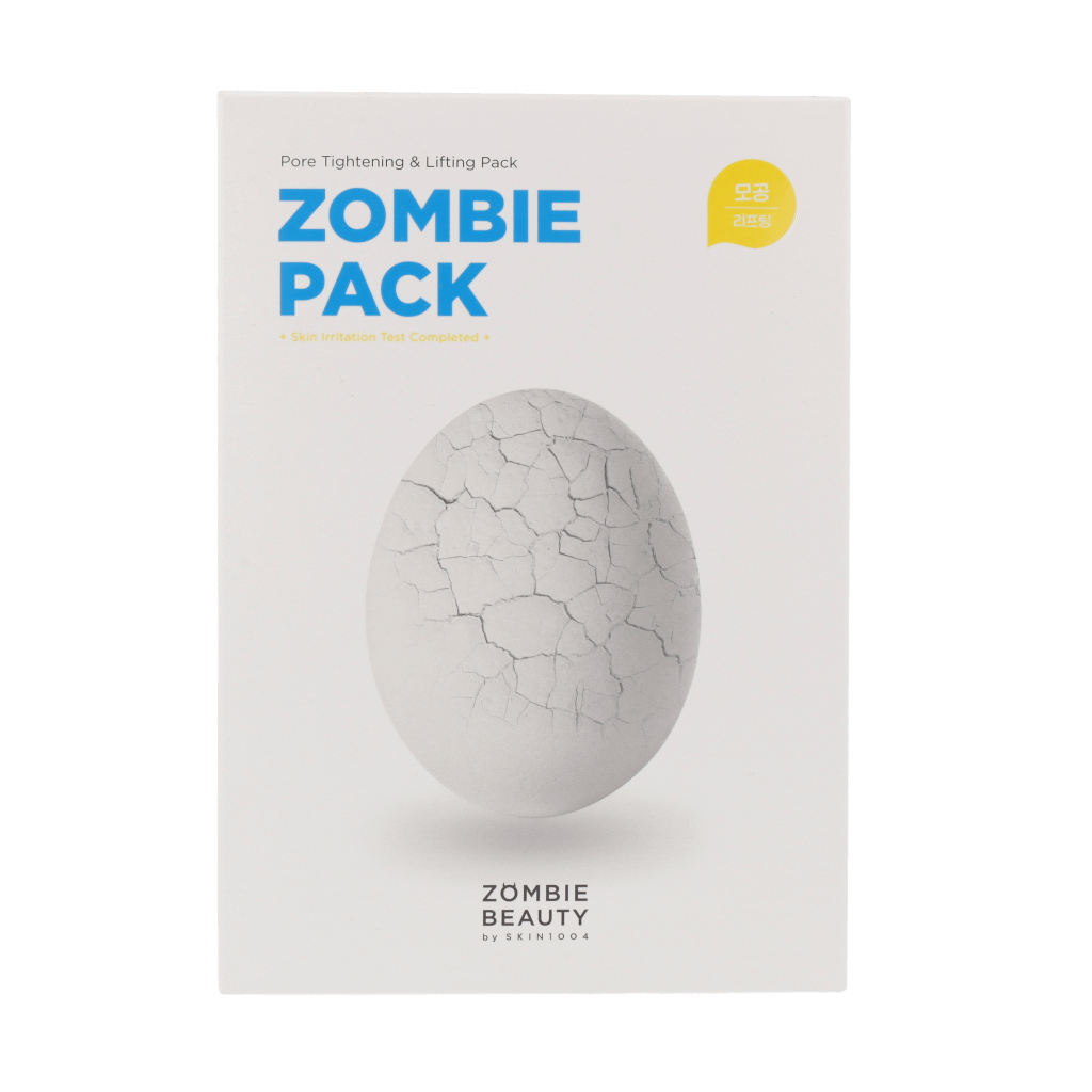 his kit includes both the Zombie Pack powder and the Activator solution, which work together to create a bubbling mask that helps to purify pores and improve skin texture.