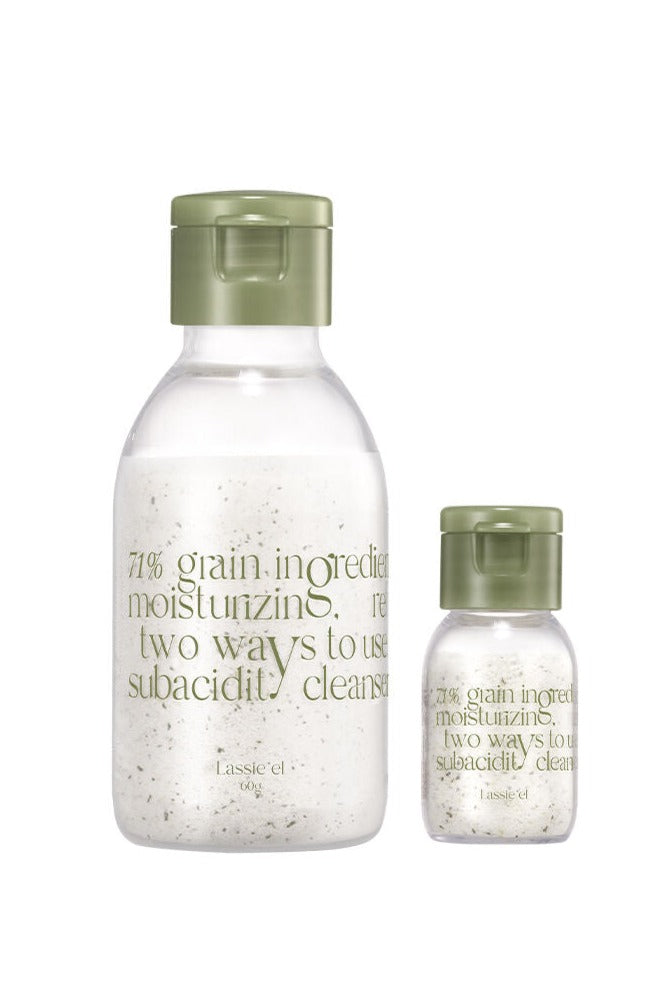 LASSIE'EL Enzyme Oat Scrub Powder Wash 60g+10g - DODOSKIN