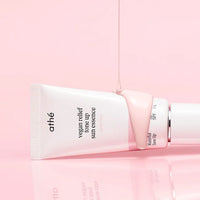 athe Vegan Relief Tone-Up Sun Essence SPF50+ PA++++ 50ml (Light Pink / Light Beige, Choose 1)