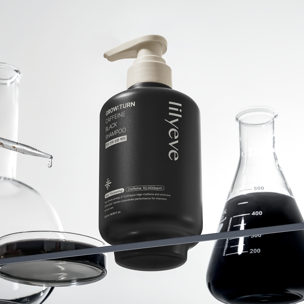 Growturn Black Caffeine Men's Shampoo