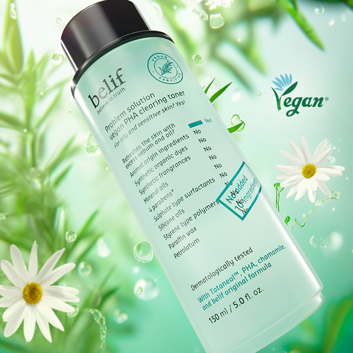 belif Problem Solution – Vegan PHA Clearing Toner 150ml