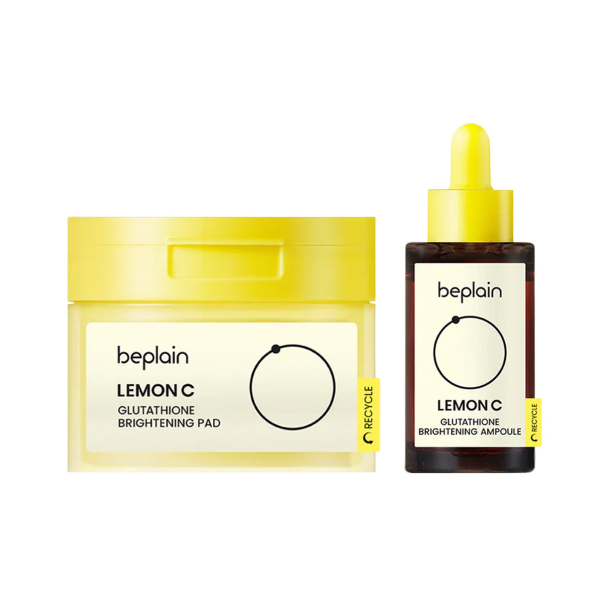 beplain Lemon C Glutathione 2-Piece Set (Pads 70 Sheets + Ampoule 30ml)