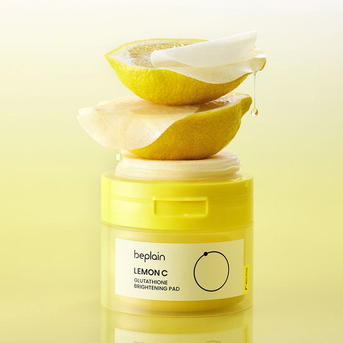 beplain Almohadilla de iluminación de Glutathione de limón C 70 hojas