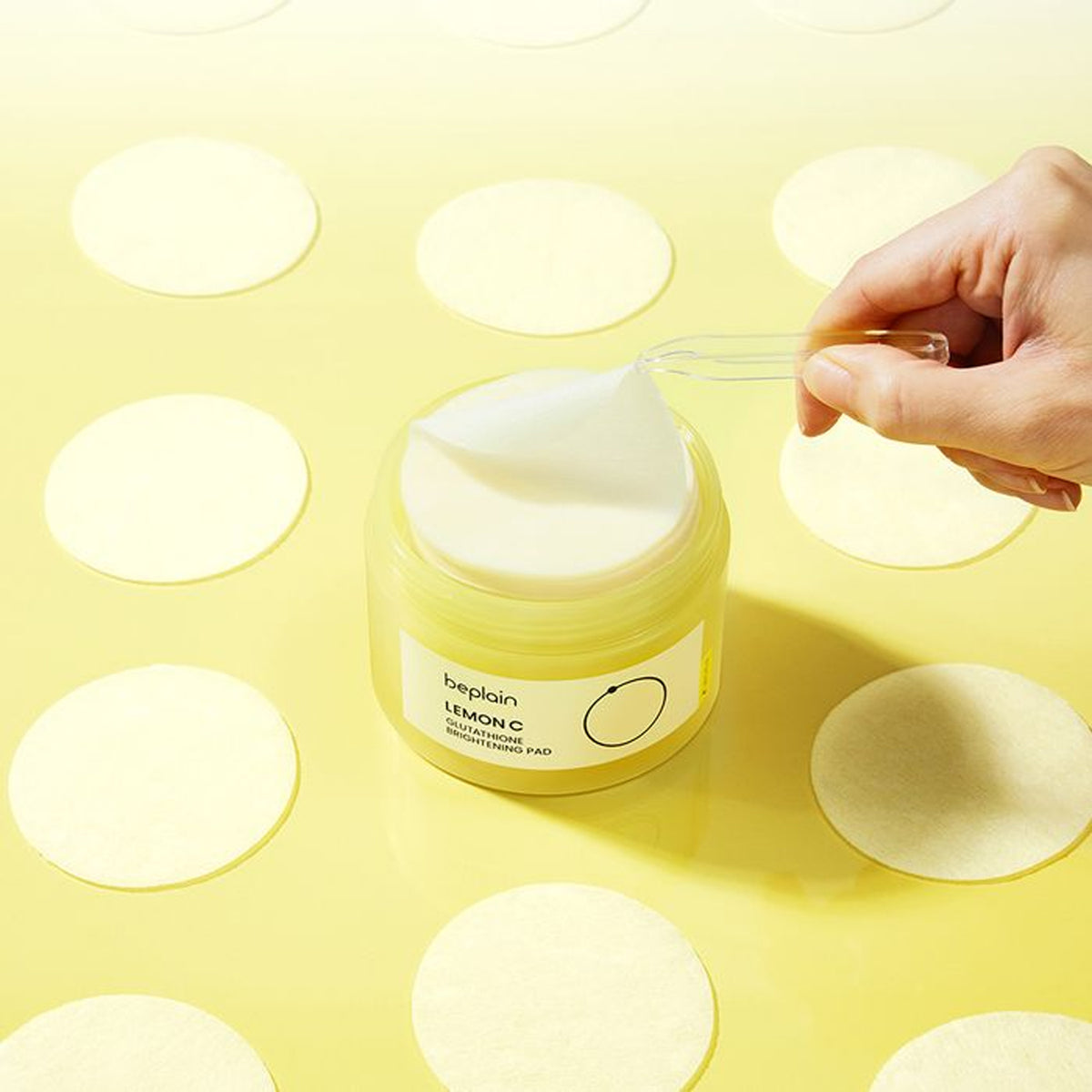 beplain Almohadilla de iluminación de Glutathione de limón C 70 hojas