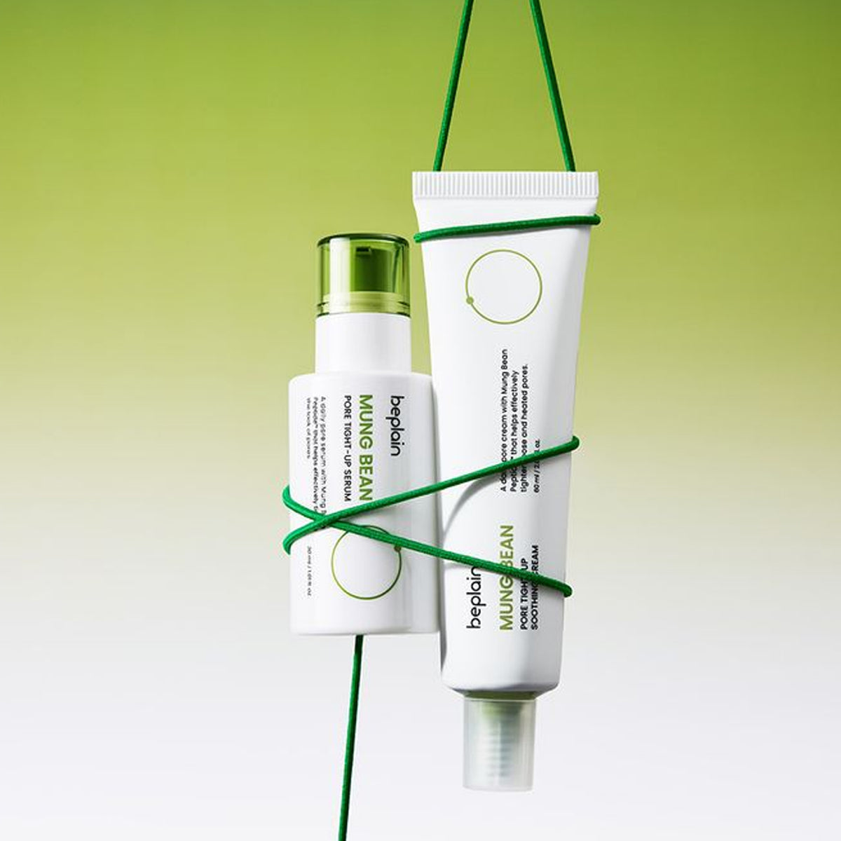 beplain Mung Bean Pore Tight-up Set (Serum 30ml + Soothing Cream 60ml)