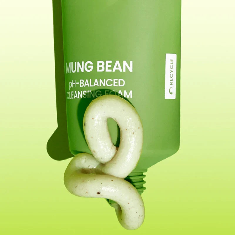 beplain Mung Bean pH-Balanced Cleansing Foam 160ml