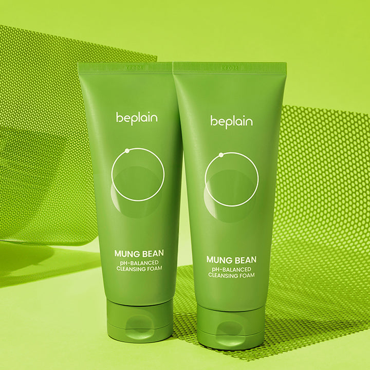 beplain Mung Bean pH-Balanced Cleansing Foam 80ml/160ml