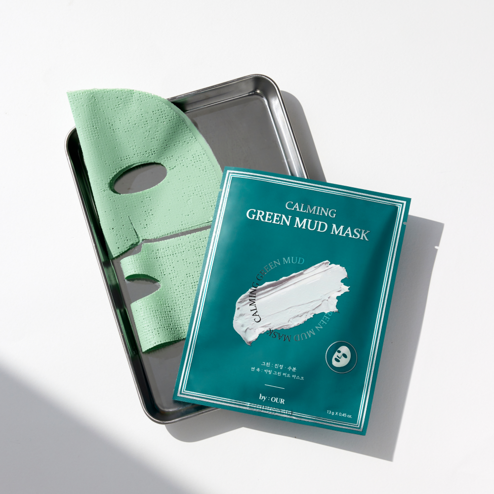 BY_OUR Calming Green Mud Mask 1 Box (13g*3ea)