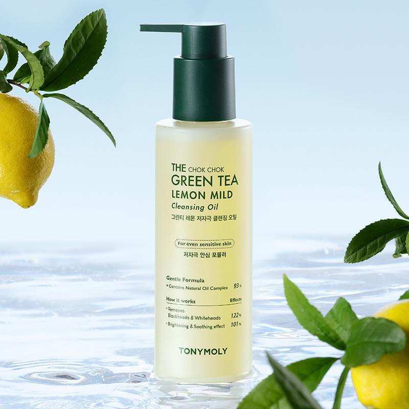 (Matt) TONYMOLY The Chok Chok Green Tea Lemon Mild Cleansing Oil 200ml - DODOSKIN
