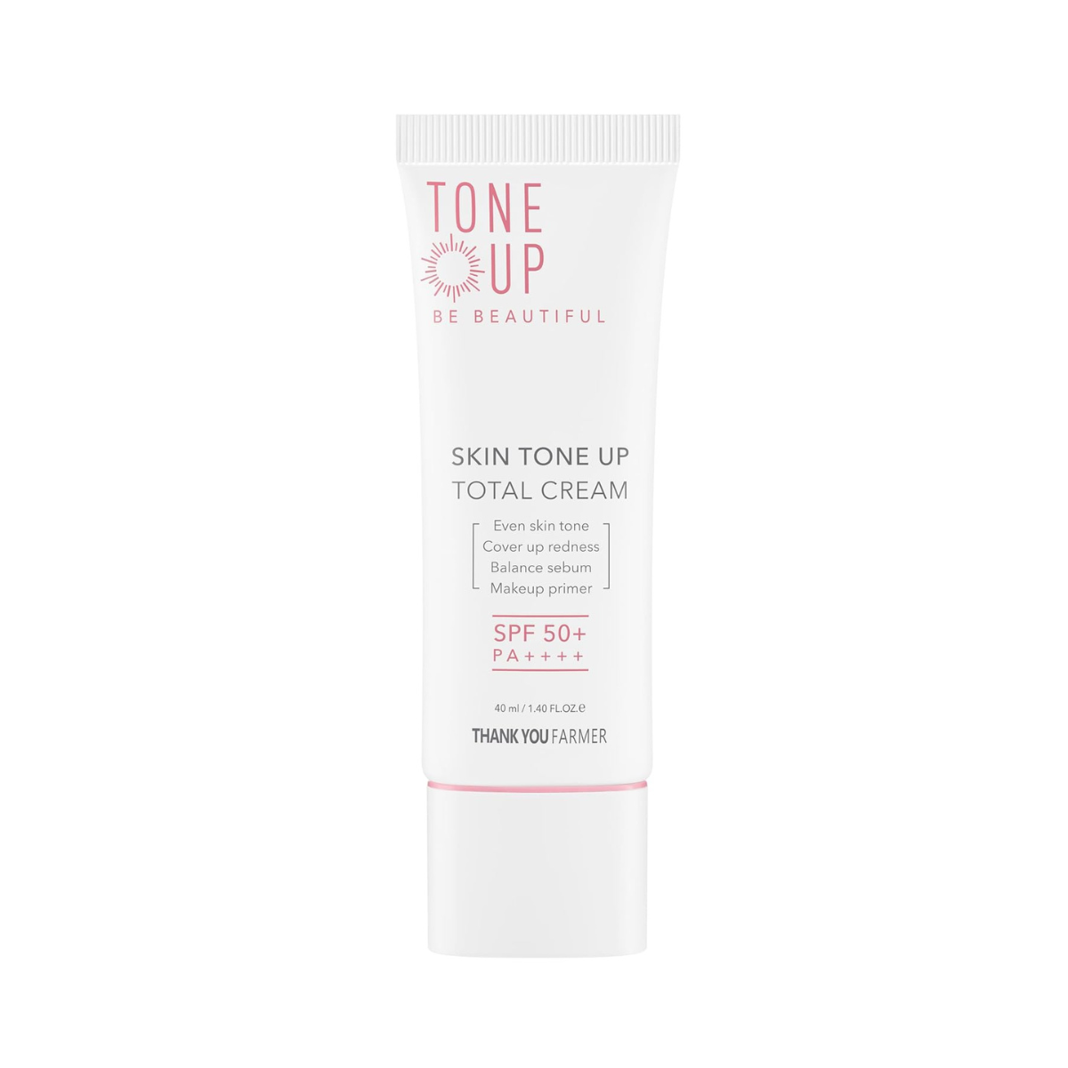 (Matthew검수) THANK YOU FARMER Skin Tone Up Total Cream SPF50+ PA++++ 40ml - DODOSKIN