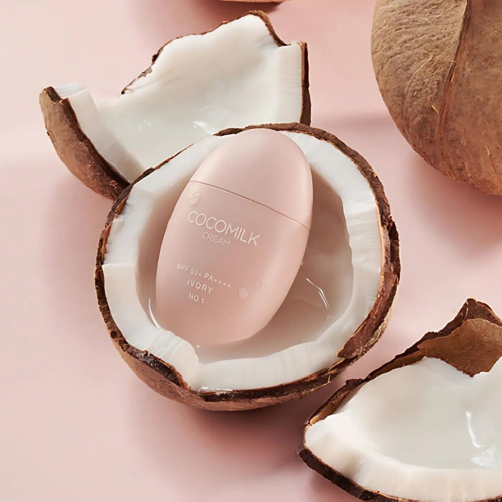 The cream features SPF50 PA++++, offering strong protection against harmful UV rays, making it perfect for daily wear.