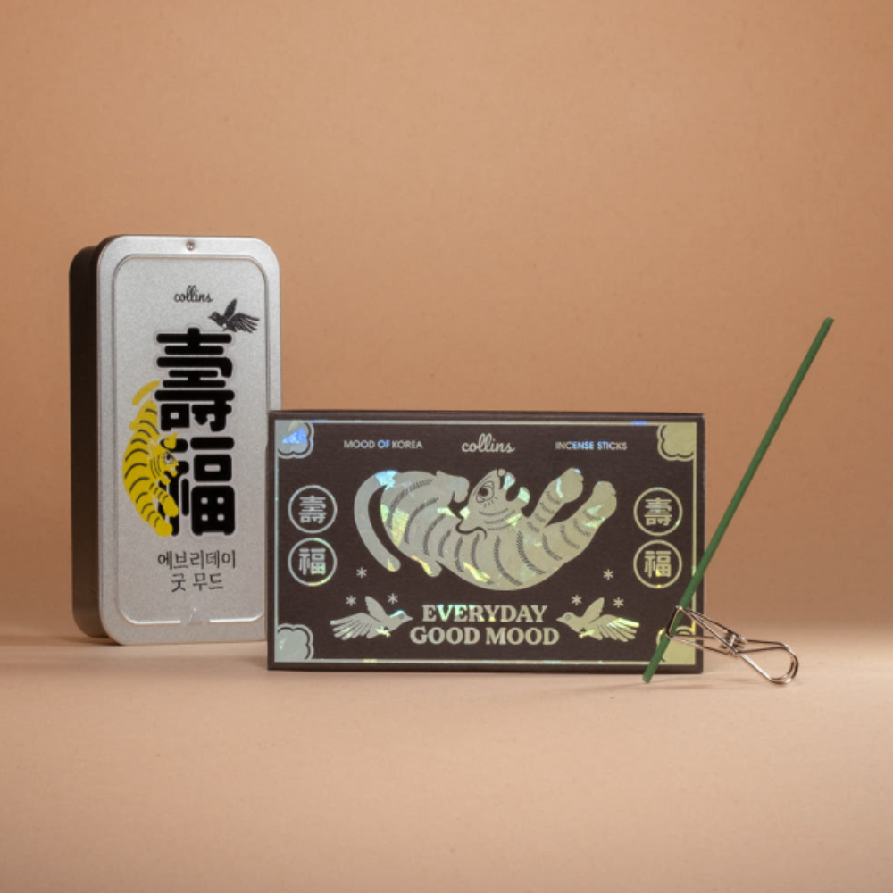 collins Incense Sticks 70P (Holder Included) KOREA (Garden) 22g, 1ea