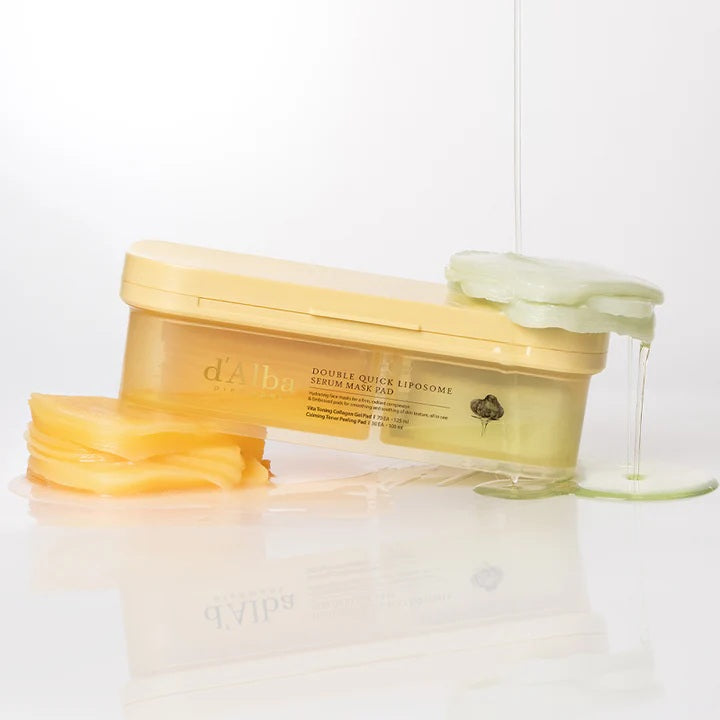 d'Alba Double Quick Liposome Calming & Boosting Dual Pad 100ea