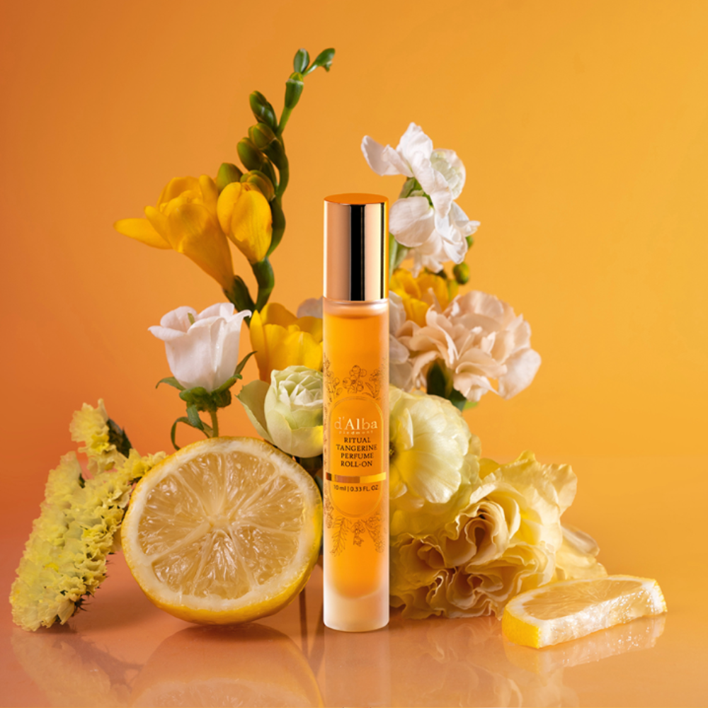 d'Alba Ritual Tangerine Perfume Roll-On 10ml