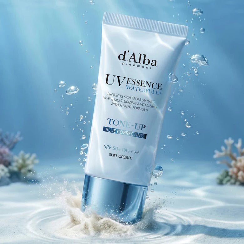 d'Alba Waterfull Tone-Up Sun Cream Blue SPF50+ PA++++ 50ml