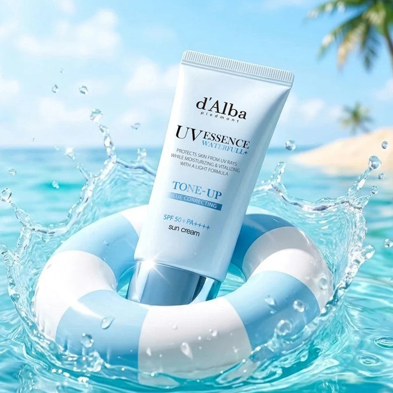 d'Alba Waterfull Tone-Up Sun Cream Blue SPF50+ PA++++ 50ml