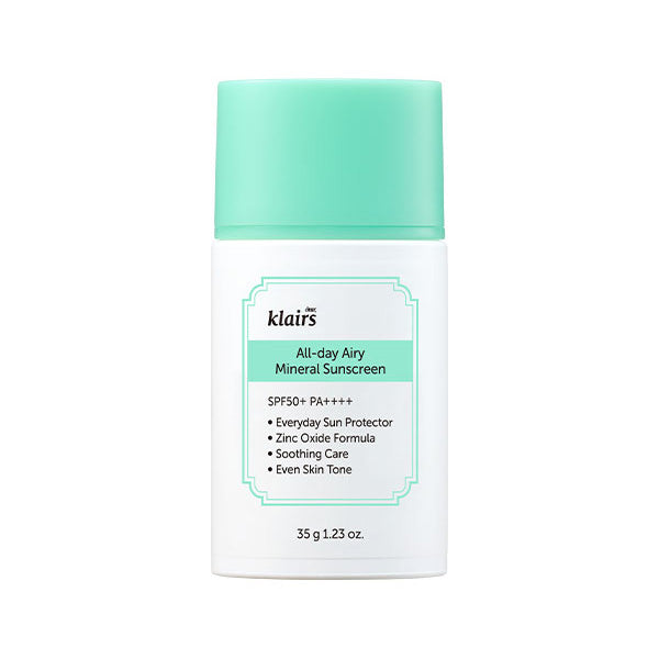 dear, klairs All-day Airy Mineral Sunscreen SPF50+ PA+++ 35g