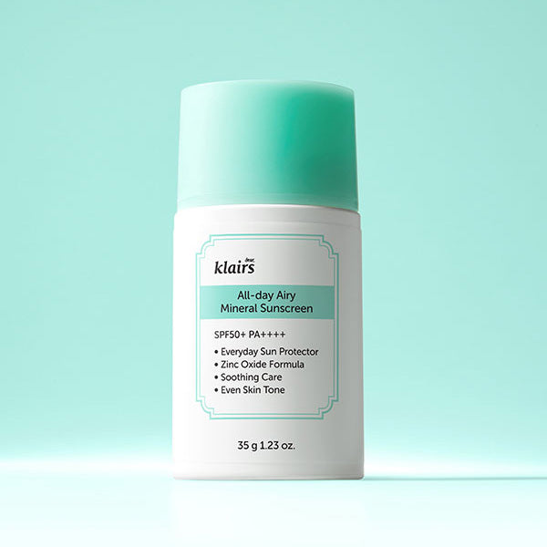 dear, klairs All-day Airy Mineral Sunscreen SPF50+ PA+++ 35g