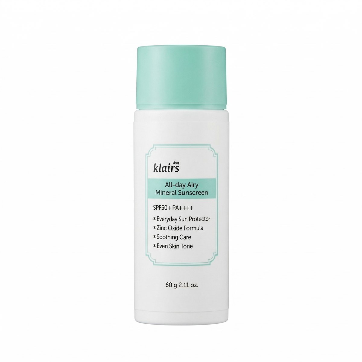 dear, klairs All-day Airy Mineral Sunscreen SPF50+ PA+++ 60g