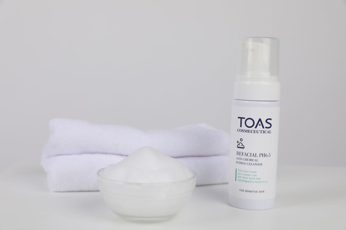 TOAS Refacial pH6.5 Anti-Chemical Bubble Cleanser 150ml - DODOSKIN