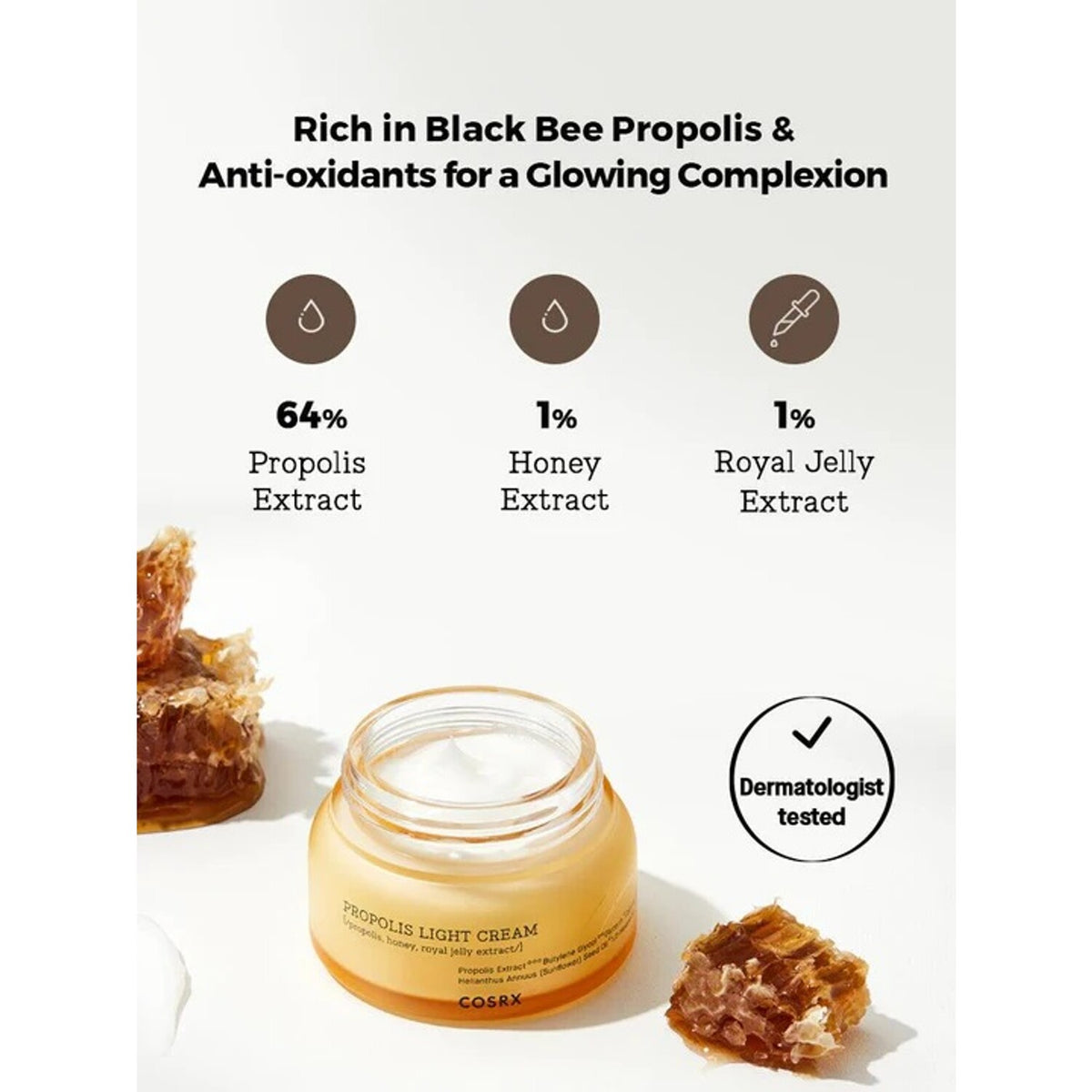 (Matthew) COSRX Full Fit Propolis Light Cream 65ml - DODOSKIN