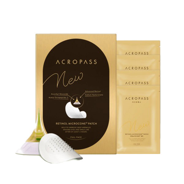 Acropass Retinol Microcone Patch (Around Eyes And Smile Line) 1 Box