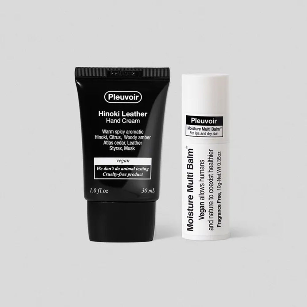 Pleuvoir Lip And Multi Balm & Hand Cream Set (Choose 1 of 5 Types)