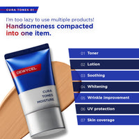 (Matt) DEWYCEL Cura Tones Moisture SPF50+ PA+++ 40ml - DODOSKIN