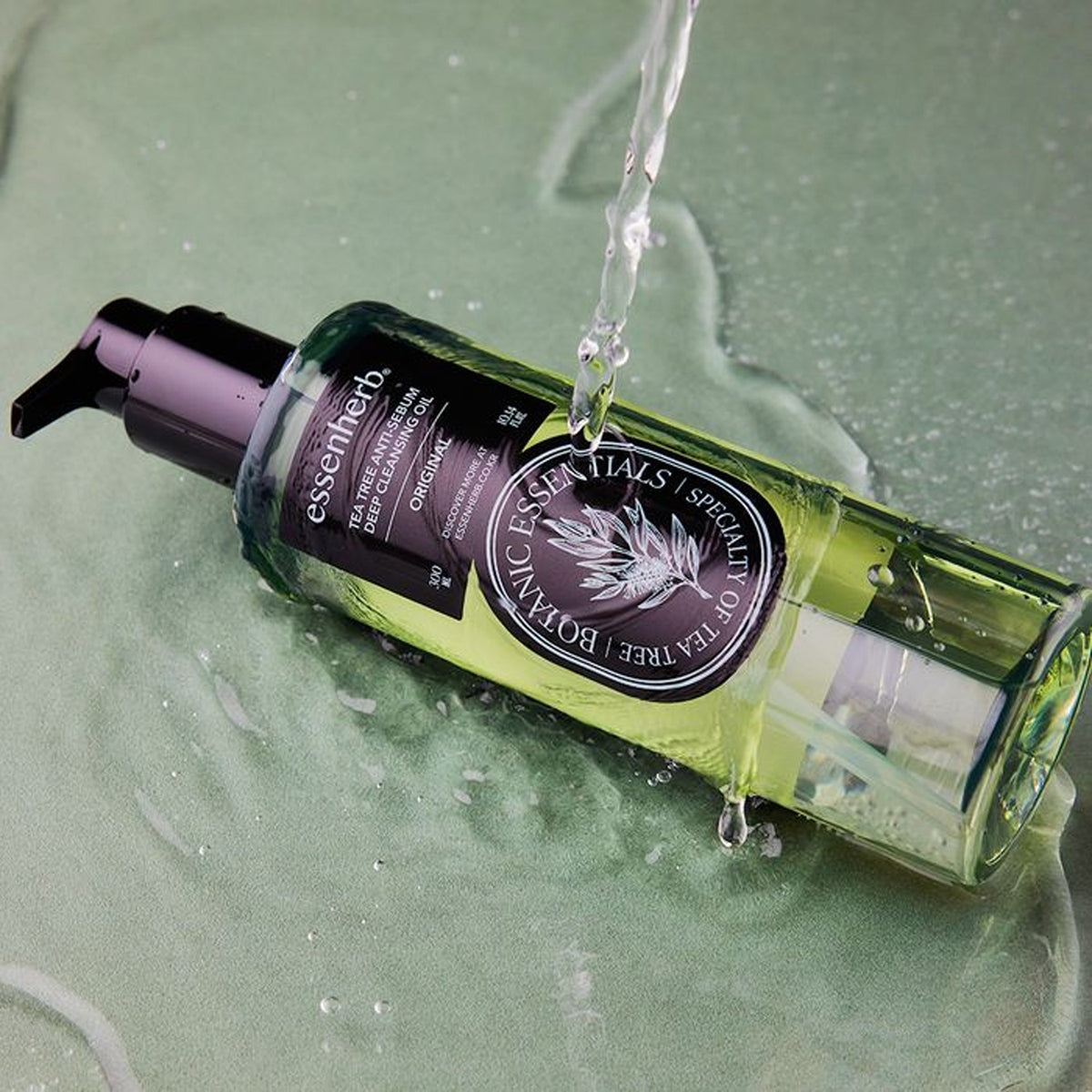 Essenherb Tea Tree Anti-Sebum Aceite de limpieza profunda de 300 ml
