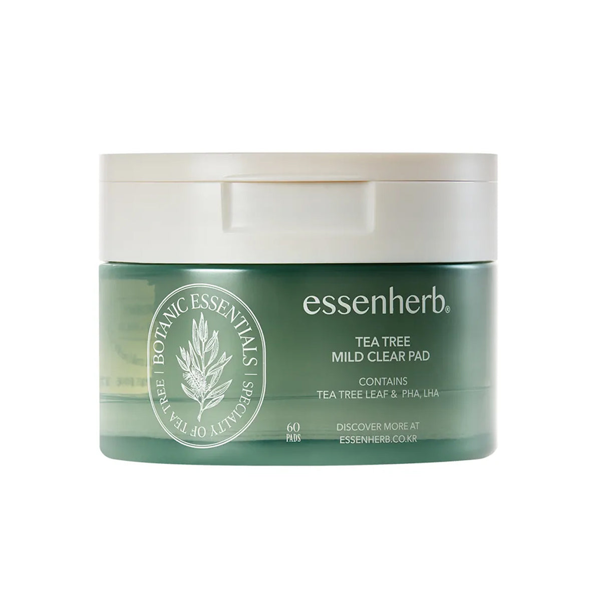 essenherb Tea Tree Mild Clear Pad 60 Sheets