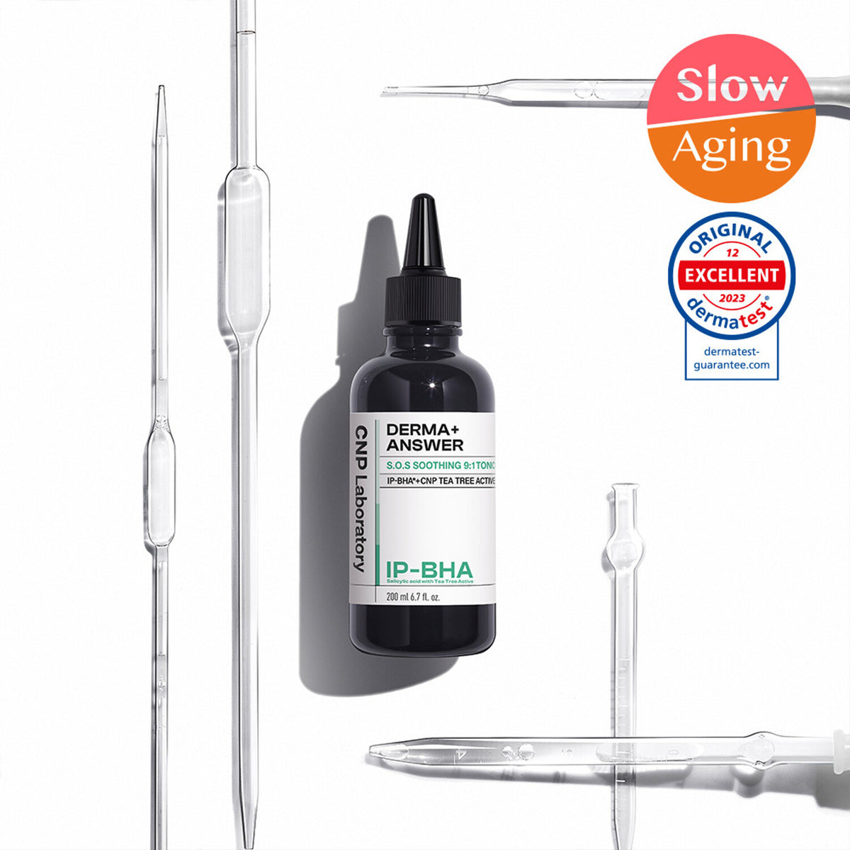 CNP Derma+ Answer SOS Soothing Tonic Ampoule 200ml (+Gauze Pad 40P)