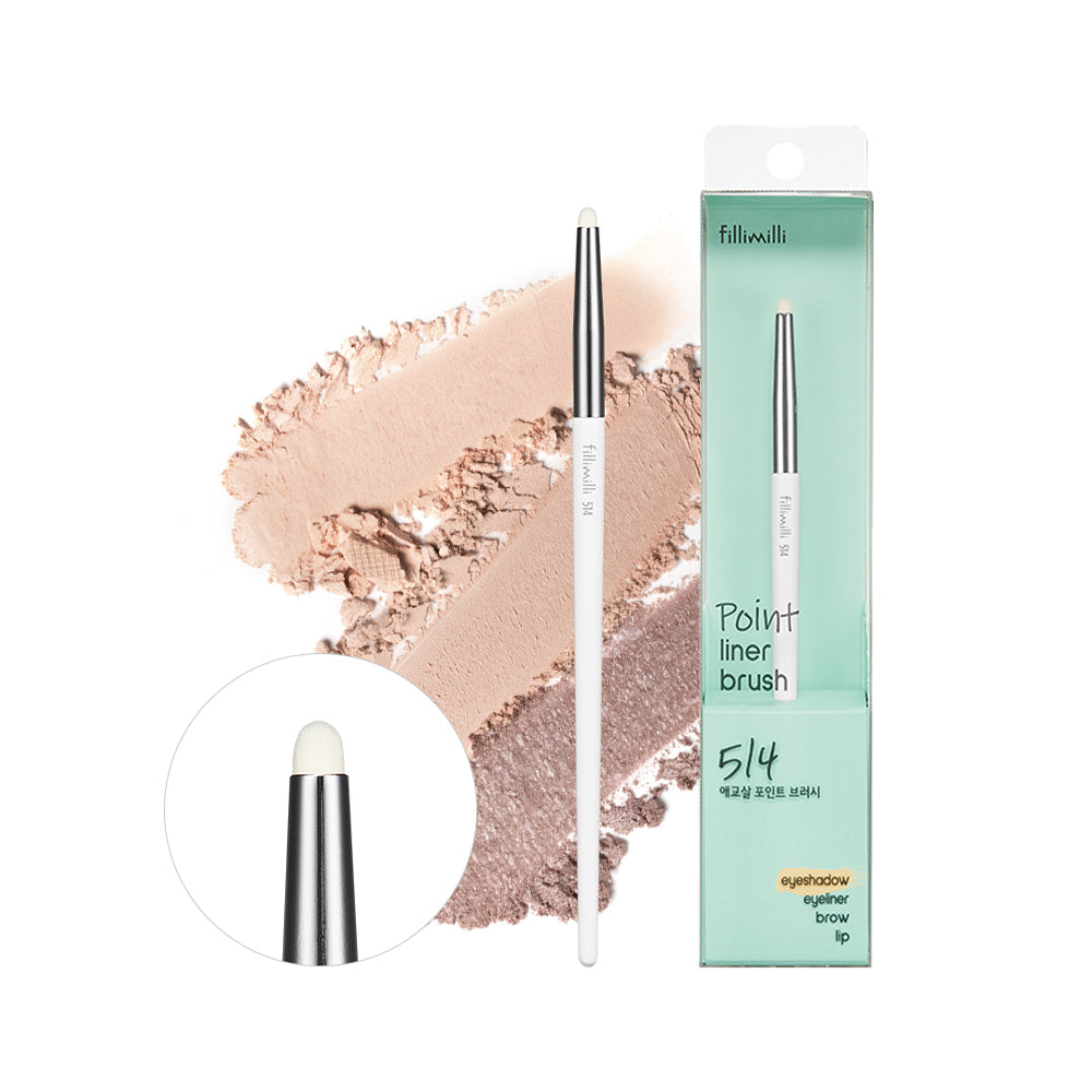 Its fine, tapered tip allows for effortless application of liquid or gel eyeliner, ensuring sharp, clean lines with every stroke