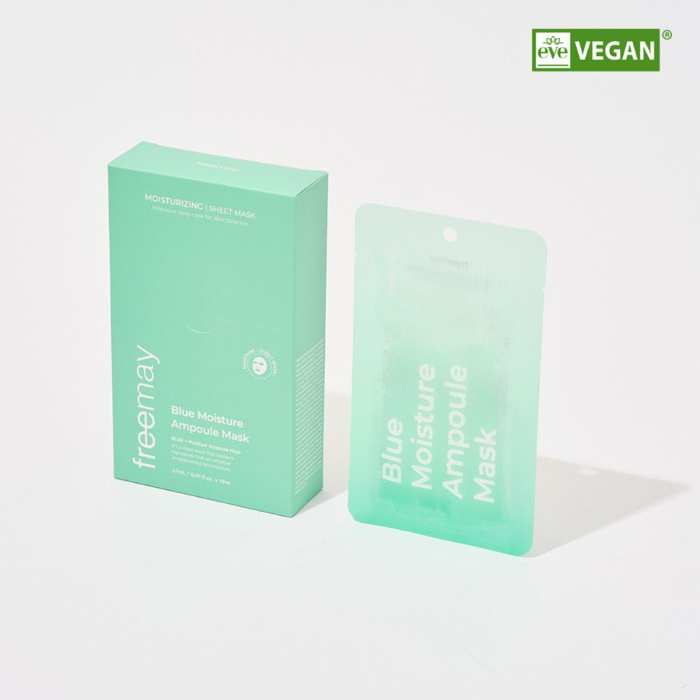 The ampoule mask provides intensive care, leaving the skin refreshed, plump, and glowing.