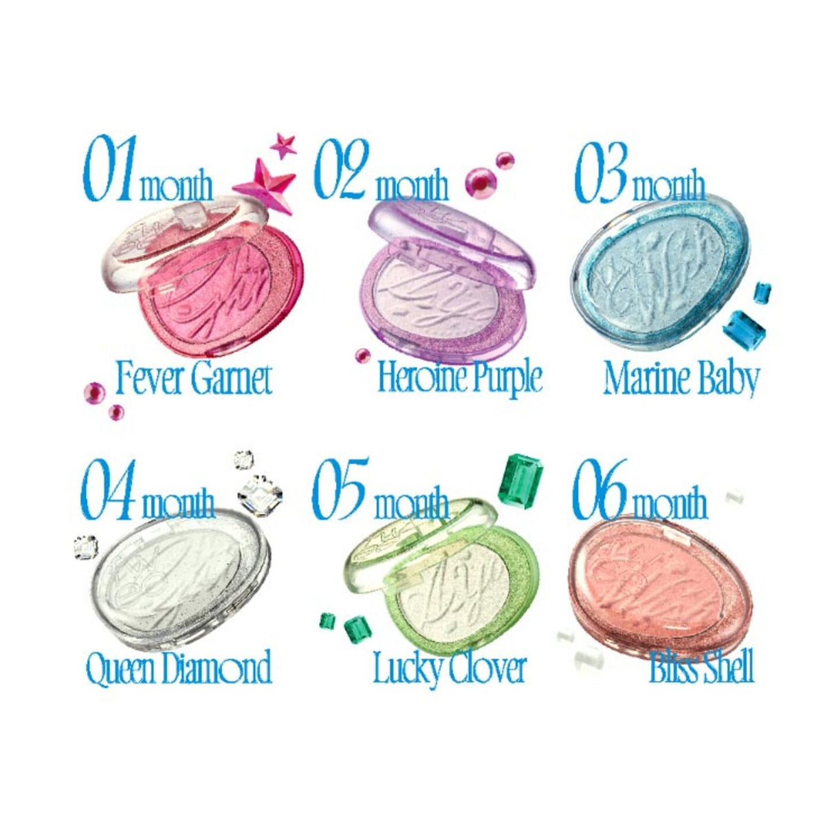 fwee Glitz Stone Highlighter 12 colors