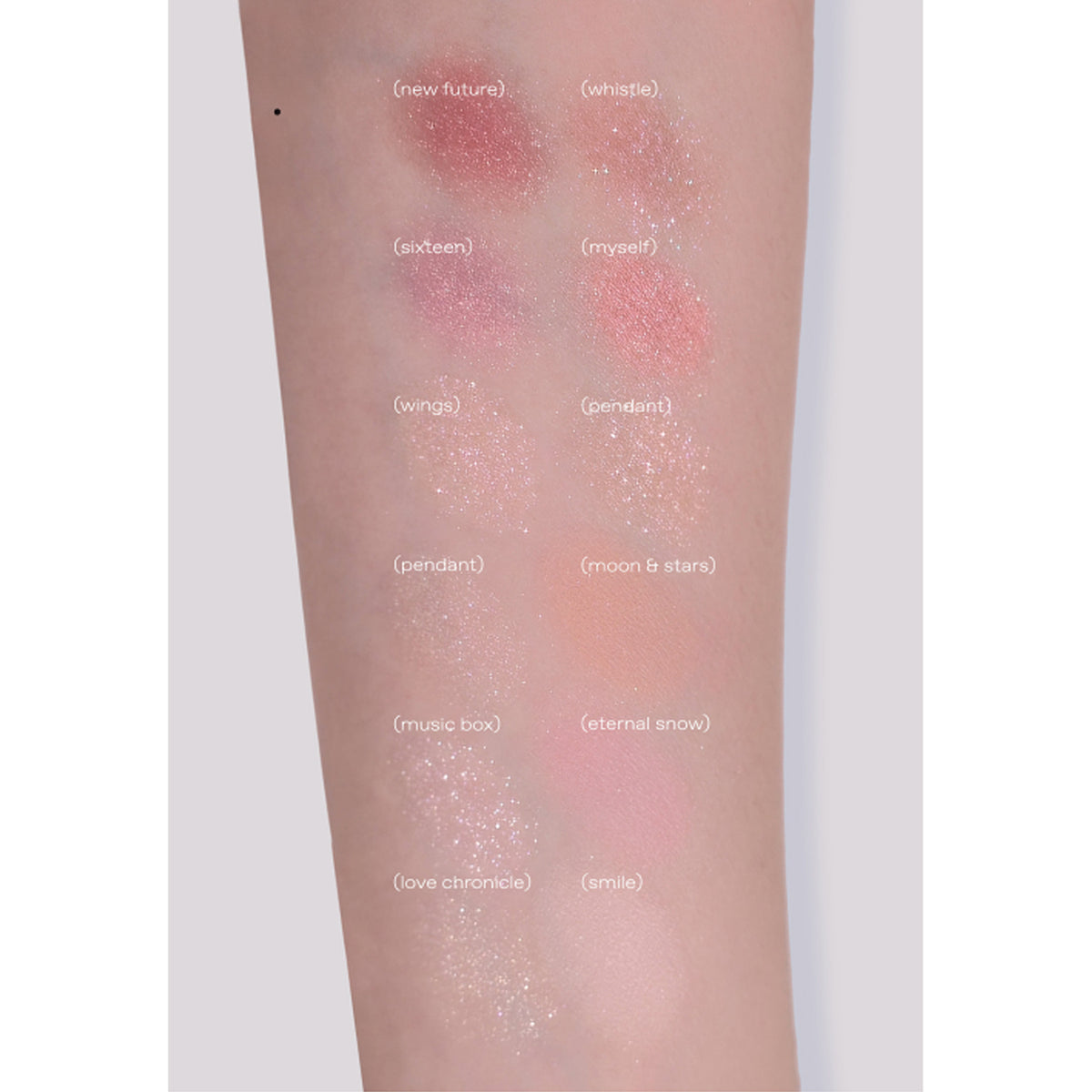 glow Anime Eyeshadow Palette #fullmoon