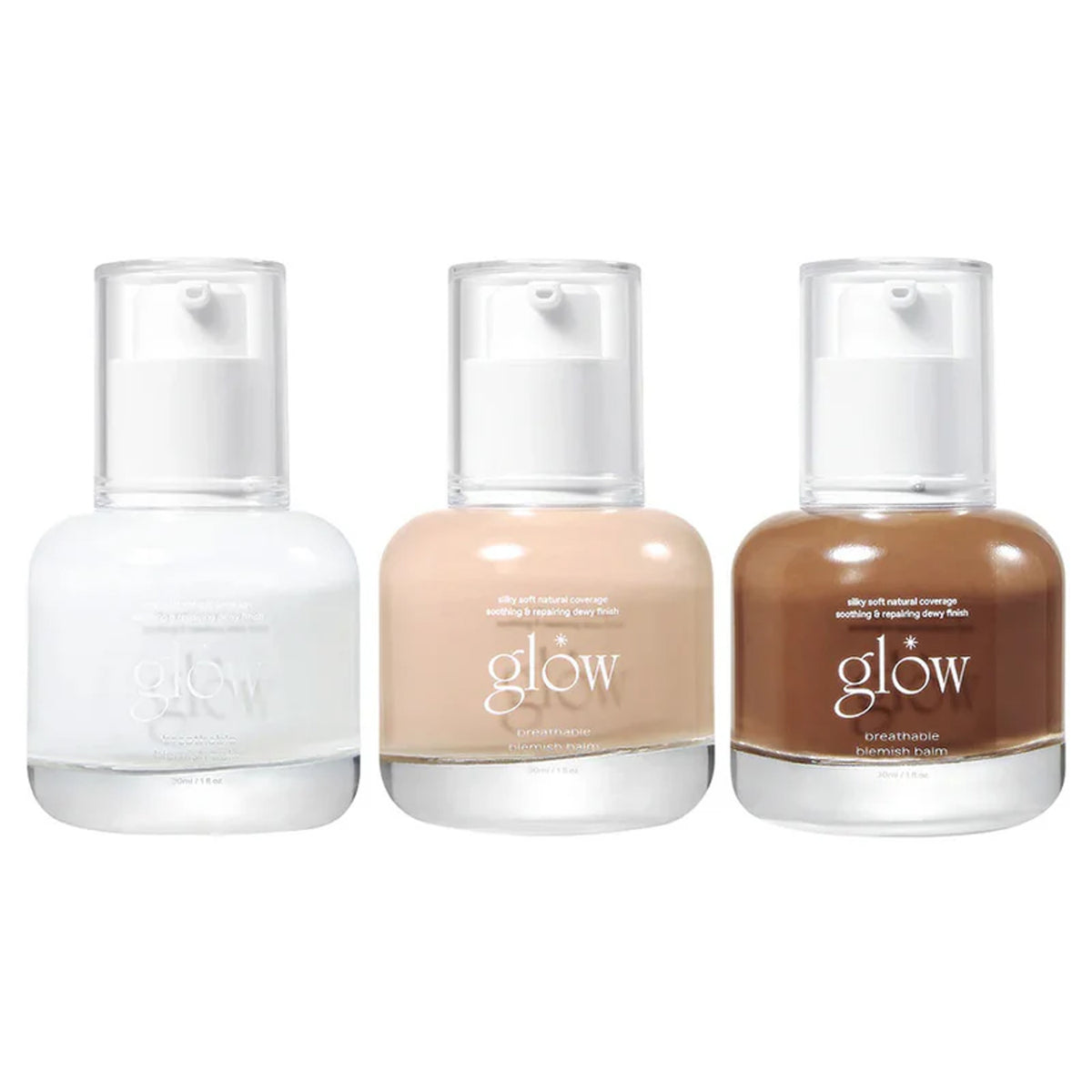 glow Breathable Blemish Balm 30ml 3 colors