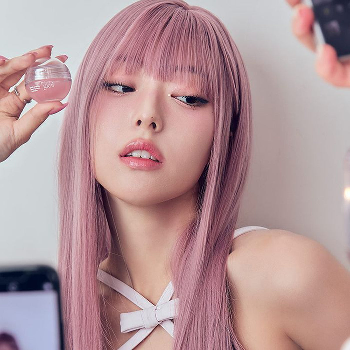 glow Peach Peptide Lip Balm 8g 3 colors