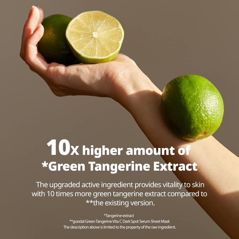 goodal Green Tangerine Vita C Dark Spot Care Mask 15 Sheets