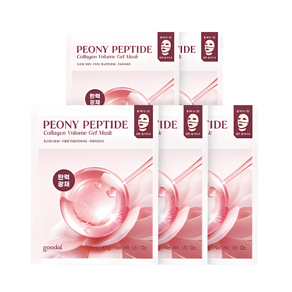 goodal Peony Peptide Collagen Volume Gel Mask 43g x 5ea
