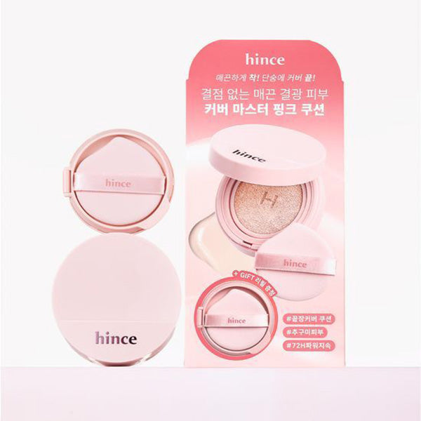 hince Cover Master Pink Cushion SPF40 PA++ 11g 5colors + Refill