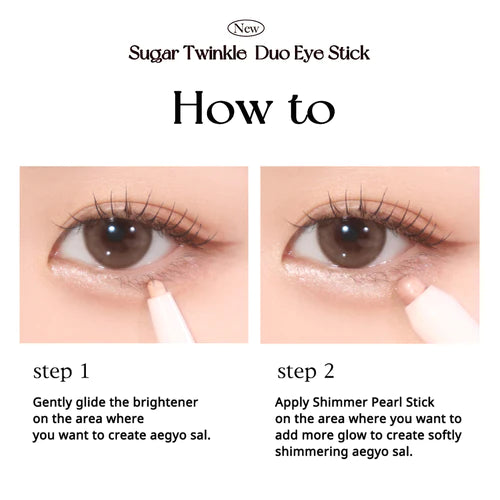 PERIPERA Sugar Twinkle Duo Eye Stick 0.78g - DODOSKIN
