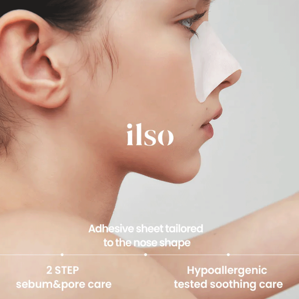 5 sets of ilso natural mild clear nose pack.