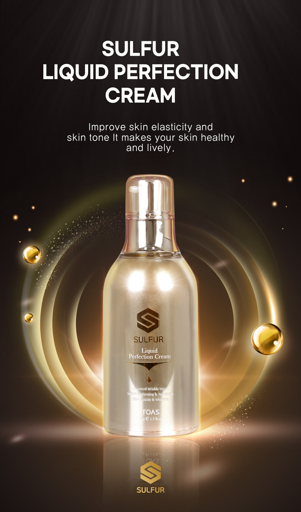 TOAS SULFUR Liquid Perfection Cream 50g - DODOSKIN