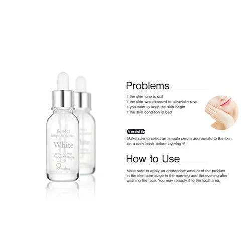 (Matthew) 9wishes Miracle White Ampule Serum 25ml - DODOSKIN